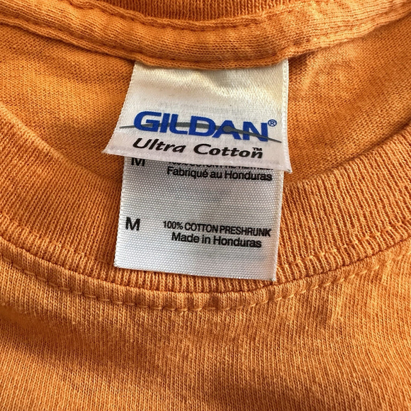 KENNY CHESNEY Beer In America No Shoes Nation 2013 Size Medium Orange T-Shirt - Picture 5 of 8